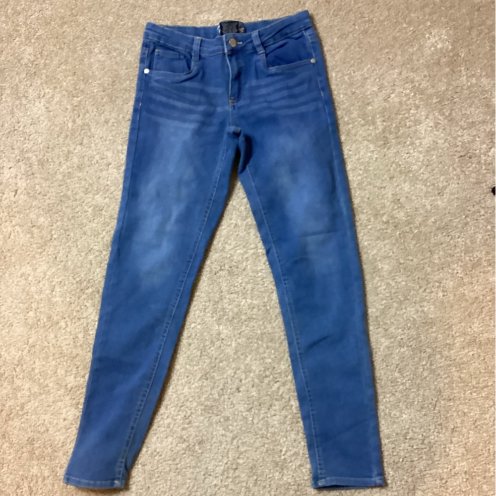 Dark blue jeans